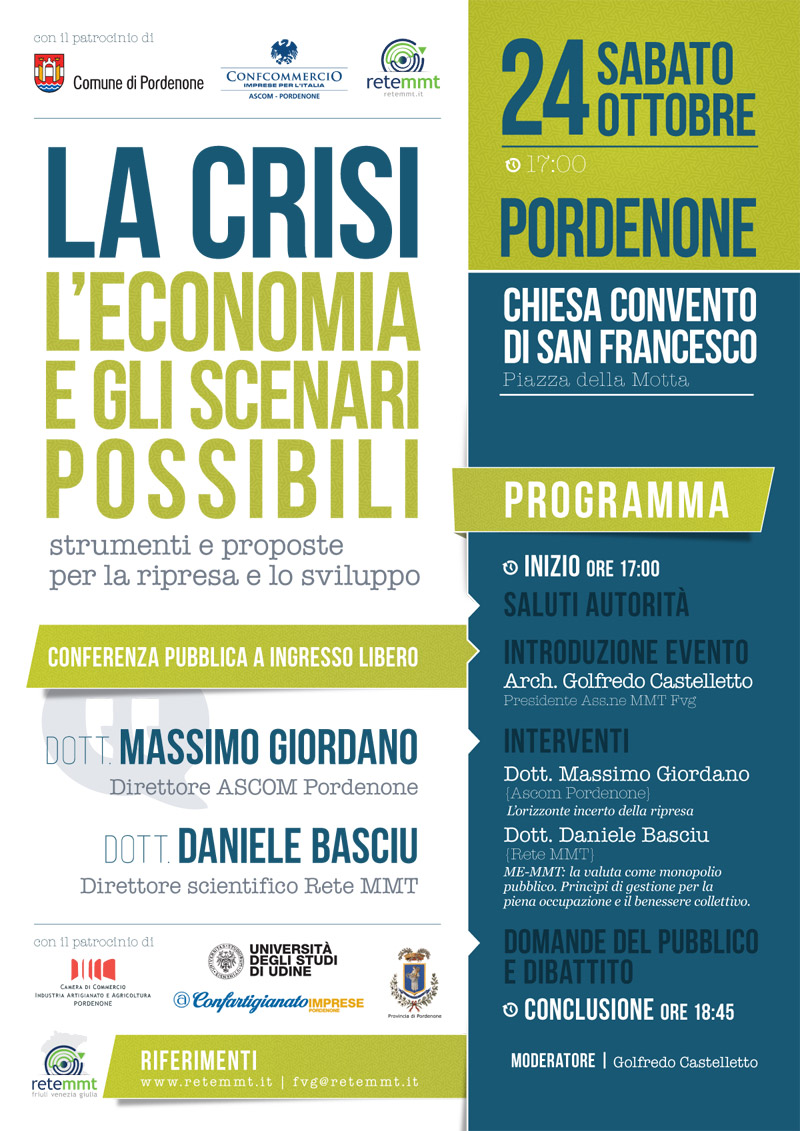 Rete MMT @ Pordenone, 24 ottobre