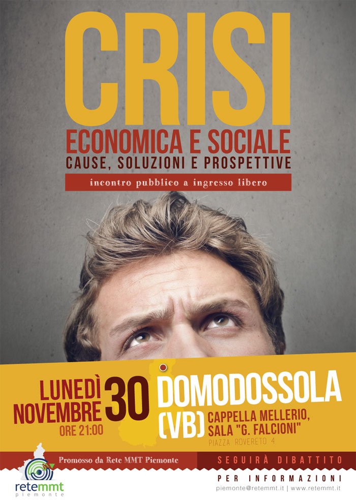 Crisi economica e sociale @ Domodossola (VB) 30/11/2015