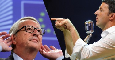 Renzi vs Juncker- qual è il vero terreno dello scontro
