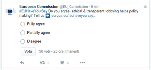 EU Commission Tweet