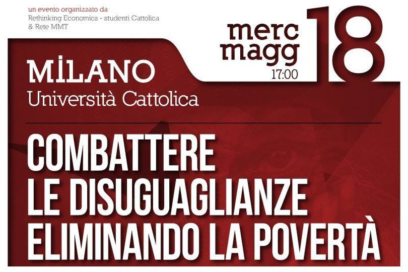 "Combattere le disuguaglianze combattendo la povertà", 18 Maggio a Milano