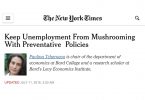 Frenare la proliferazione della disoccupazione con politiche preventive