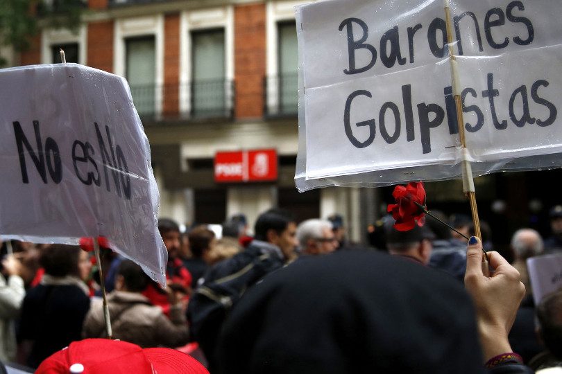 "Coup de parti" nel Partito Socialista Spagnolo