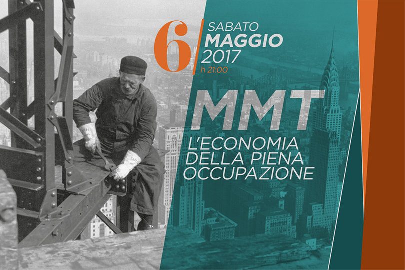 "MMT: l'economia della piena occupazione" sabato a Sirtori (LC)
