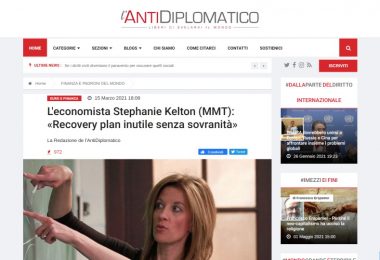 L'economista Stephanie Kelton (MMT): «Recovery plan inutile senza sovranità»